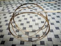 Postolje stolića - Mesing Patina